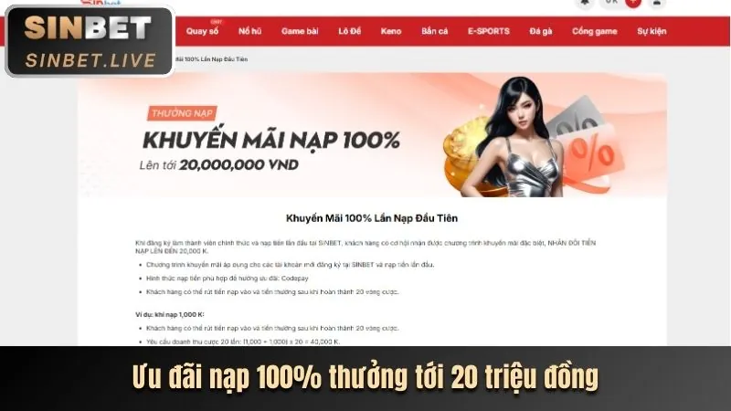 Thưởng Nạp Đầu FB88